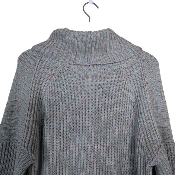 Free People Womens XS Leo Cowl Neck Oversized Tunic Sweater - Picture 5 of 10